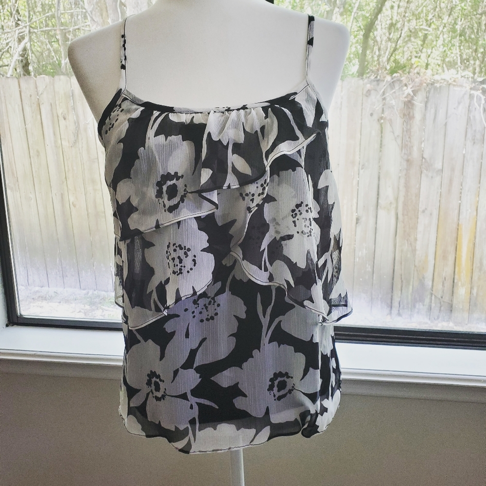 NY&C b&w floral camisole tank - Size XS